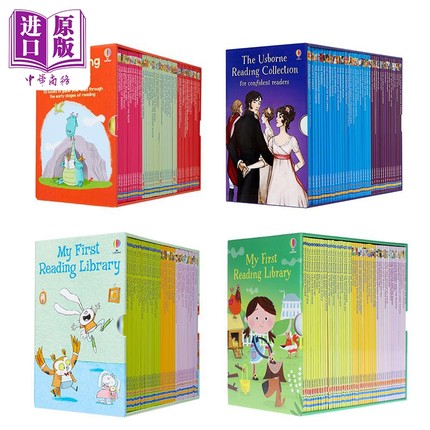Usborne 尤斯伯恩图书馆系列合集 分级阅读 故事绘本 My Very First Second Reading Library Confident Readers【中商原版】