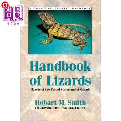 海外直订Handbook of Lizards: Lizards of the United States & of Canada 蜥蜴手册:蜥蜴的美国和加拿大