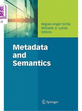 海外直订Metadata and Semantics 元数据与语义