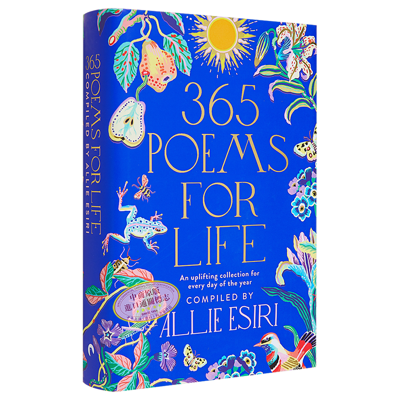预售 365首人生诗 英文原版 365 Poems for Life Allie Esiri 现当代诗歌 每天一首振奋人心的诗【中商原版】