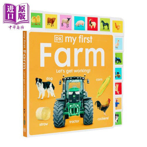 DK启蒙农场工作英文原版纸板书