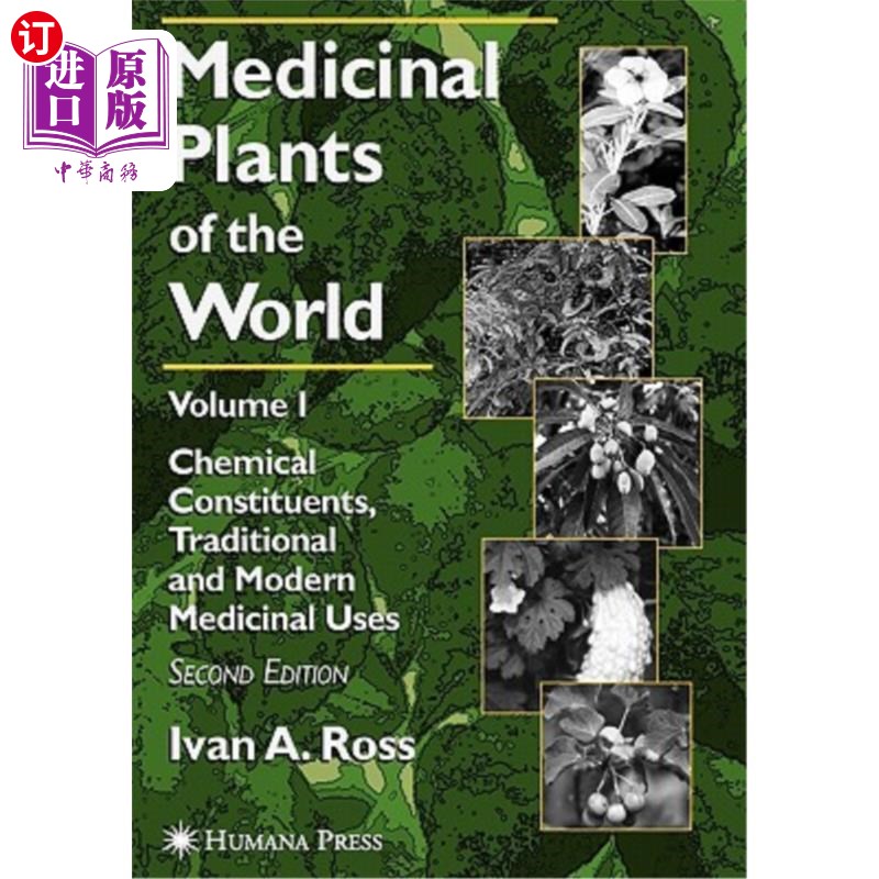 海外直订医药图书Medicinal Plants of the World: Volume 1: Chemical Constituents, Traditional and  世界药用植物：第1