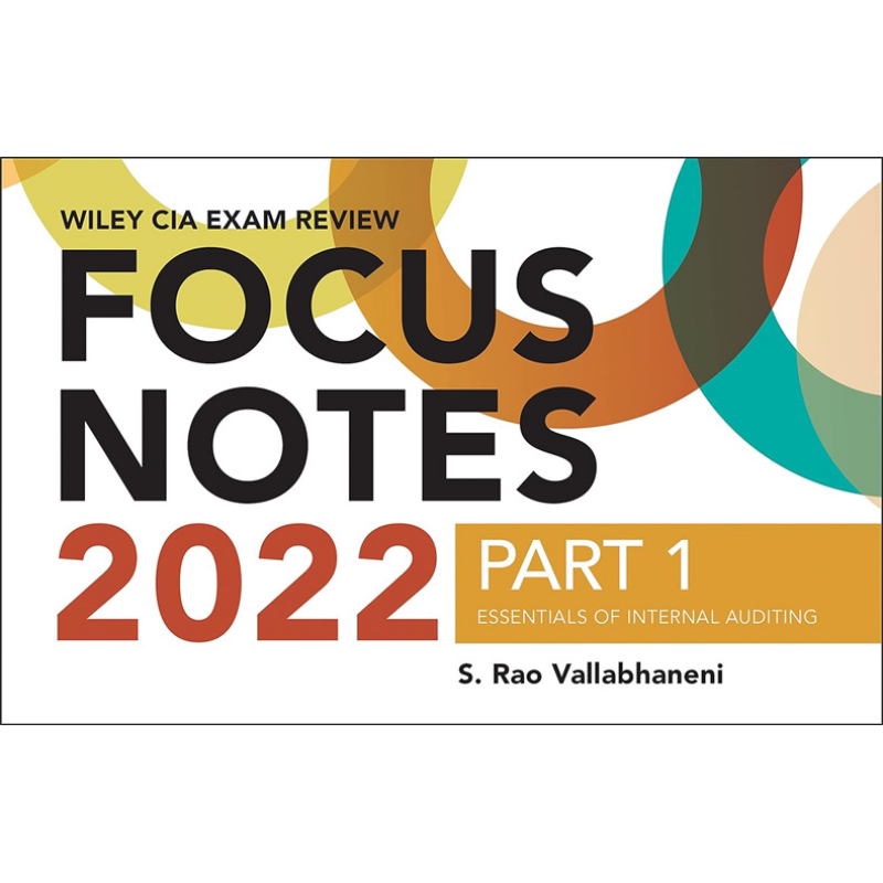 预售 Wiley CIA 2022 第1部 重点说明 内部审计精要 英文原版 Wiley CIA 2022 Part 1 Focus Notes 会计考试 经济【中商原版】