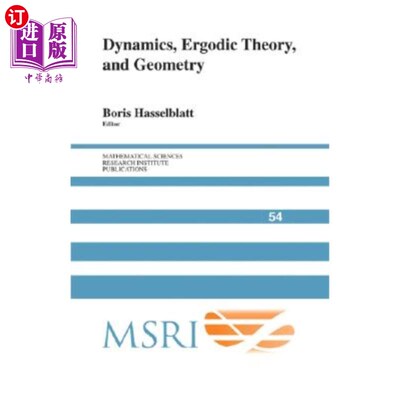 海外直订Dynamics, Ergodic Theory and Geometry 动力学、遍历理论与几何学