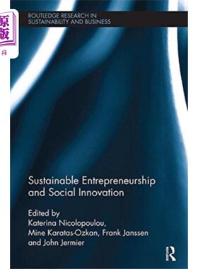 海外直订Sustainable Entrepreneurship and Social Innovati... 可持续创业和社会创新
