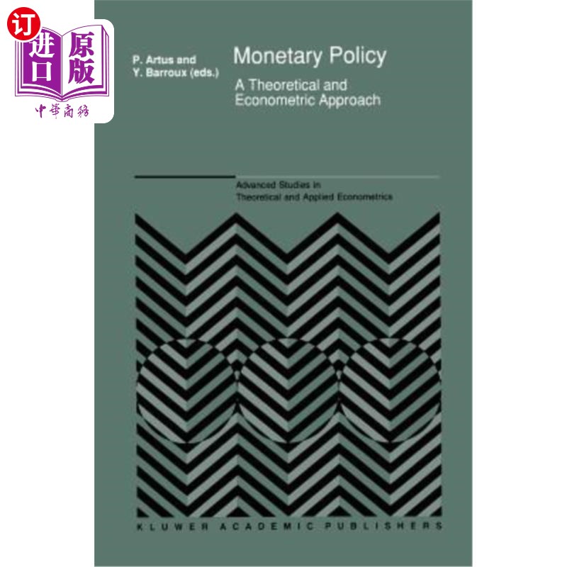 海外直订Monetary Policy: A Theoretical and Econometric Approach 货币政策:一种理论和计量方法