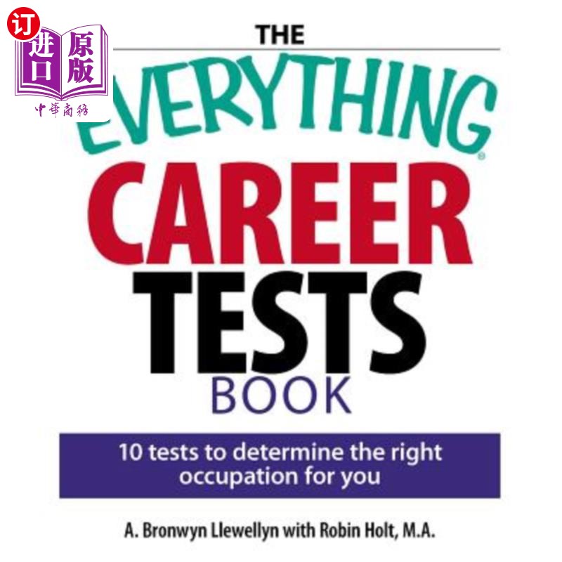 【中商海外直订】the everything career tests book: 10 tests to de