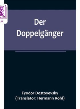 海外直订德语 Der Doppelg?nger Doppelg ?識