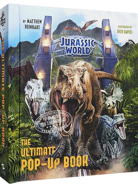 侏罗纪世界 立体书 英文原版 Jurassic World The Ultimate Pop-Up Book Matthew Reinhart【中商原版】