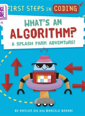 海外直订First Steps in Coding: What's an Algorithm? 编码的第一步:什么是算法?