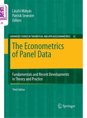 海外直订The Econometrics of Panel Data: Fundamentals and Recent Developments in Theory a 面板数据计量经济学:理论与