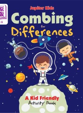 海外直订Combing for Differences: A Kid Friendly Activity Book 梳理差异：一本儿童友好活动书