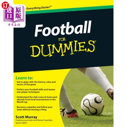 海外直订Football For Dummies (UK Edition) 傻瓜足球(英国版)