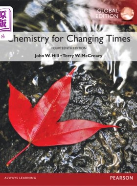 海外直订Chemistry Changing Times Chemistry, Global Editi... 化学变化时代化学，全球版+掌握化学与皮尔逊eText