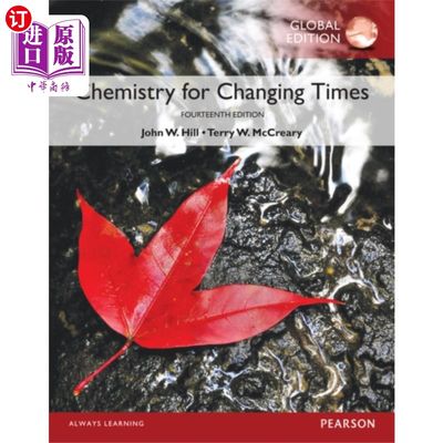 海外直订Chemistry Changing Times Chemistry, Global Editi... 化学变化时代化学，全球版+掌握化学与皮尔逊eText