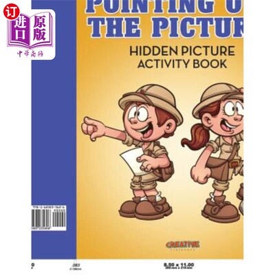 海外直订Pointing out the Picture: Hidden Picture Activity Book 指出图片：隐藏图片活动手册
