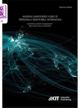 海外直订Avoiding Unintended Flows of Personally Identifiable Information: Enterprise Ide 避免意外流动的个人身份信息