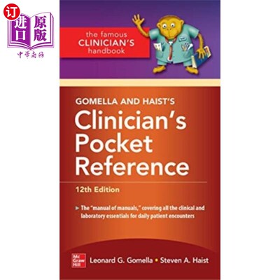海外直订医药图书Gomella and Haist's Clinician's Pocket Reference 戈梅拉和海斯特的临床医生袖珍参考