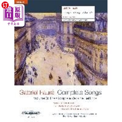 海外直订古英语 Complete Songs Volume 3: The Complete Verlaine S... 歌曲全集第三卷：韦尔伦全集（中声部）