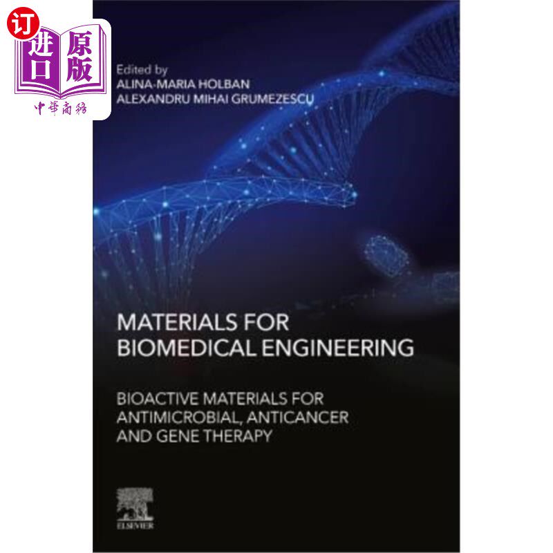 海外直订医药图书Materials for Biomedical Engineering: Bioactive Materials for Antimicrobial, Ant 生物医学工程材料：