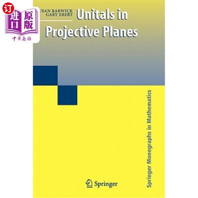 海外直订Unitals in Projective Planes 射影平面上的单位