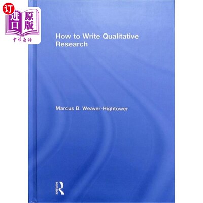 海外直订How to Write Qualitative Research 如何撰写定性研究
