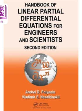 海外直订Handbook of Linear Partial Differential Equation... 工程师和科学家线性偏微分方程手册
