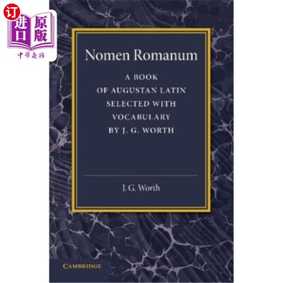 海外直订Nomen Romanum: A Book of Augustan Latin 诺门·罗曼努姆：奥古斯都拉丁语之书