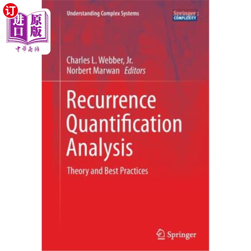 海外直订Recurrence Quantification Analysis: Theory and Best Practices 重复量化分析:理论与最佳实践