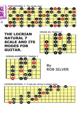 海外直订The Locrian Natural 7 Scale and its Modes for Guitar 洛吉安自然7音阶及其吉他模式