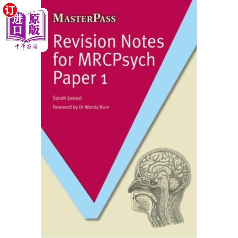 海外直订Revision Notes for Mrcpsych Paper 1 Mrcpsych论文复习笔记