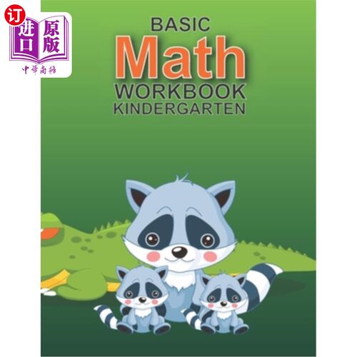 海外直订Math Kindergarten Workbook Basic: (Math Workbooks kindergarten learning books: A