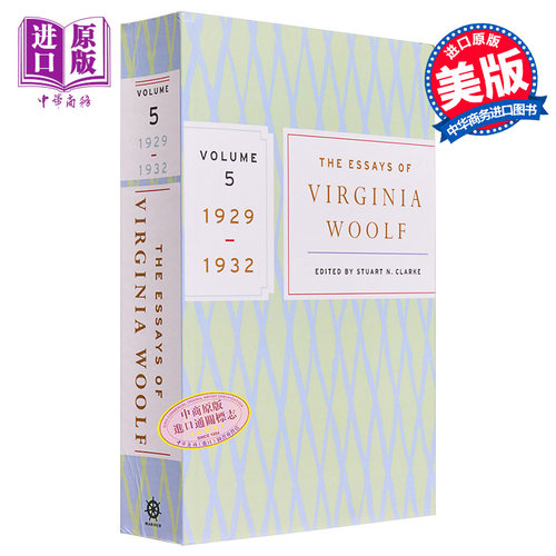 伍尔夫文集 第5卷 1929-1932年 Virginia Woolf 英文原版 The Essays of Virginia Woolf Volume 5【中商原版】