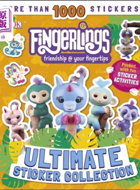 海外直订Fingerlings Ultimate Sticker Collection 鱼种终极贴纸收集