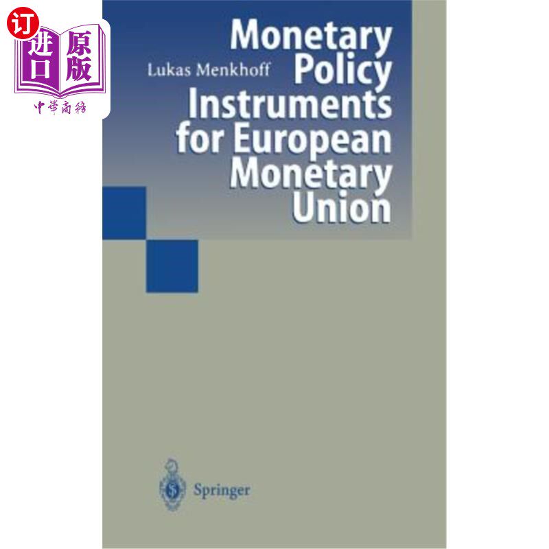 海外直订Monetary Policy Instruments for European Monetary Union 欧洲货币联盟的货币政策工具