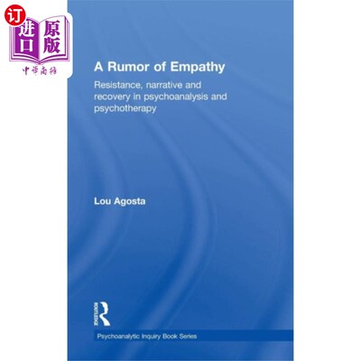 海外直订Rumor of Empathy 移情谣言