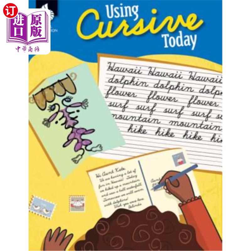 海外直订Using Cursive Today 今天使用草书