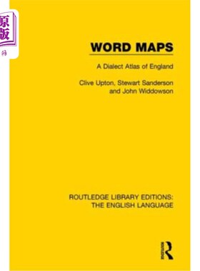 海外直订Word Maps: A Dialect Atlas of English 单词地图:英语方言地图集
