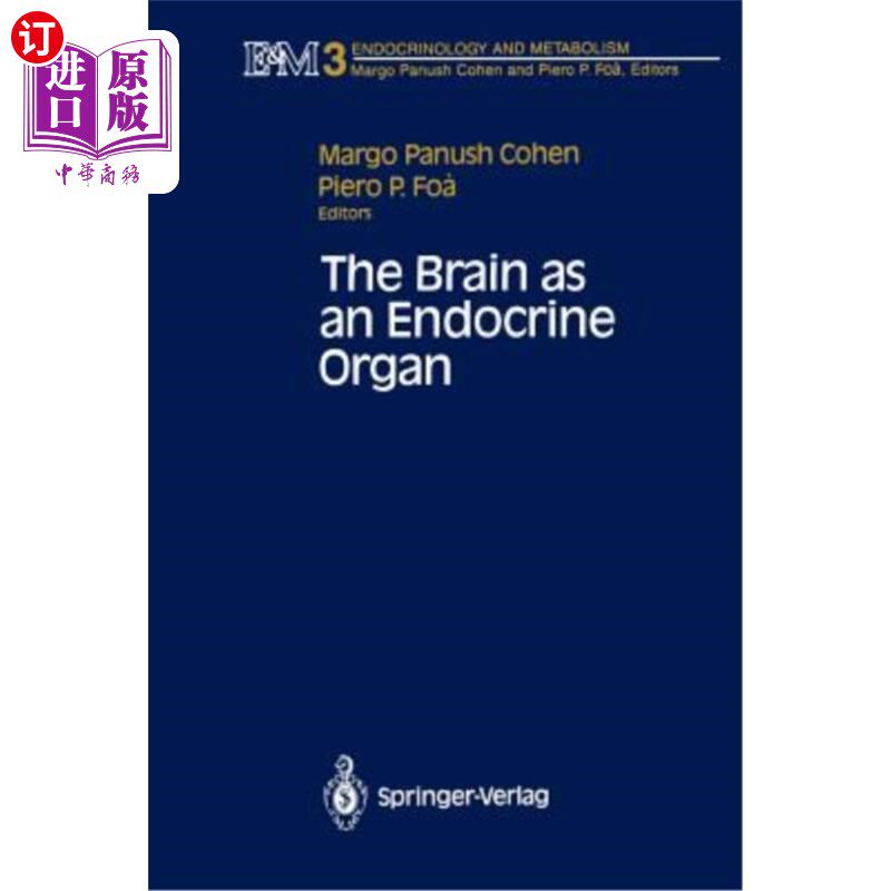 海外直订医药图书The Brain as an Endocrine Organ 大脑作为内分泌器官