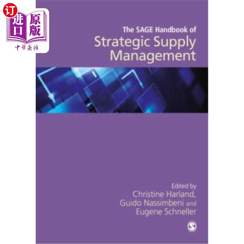 海外直订The Sage Handbook of Strategic Supply Management Sage战略供应管理手册