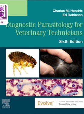 海外直订医药图书Diagnostic Parasitology for Veterinary Technicia... 兽医技术人员诊断寄生虫学