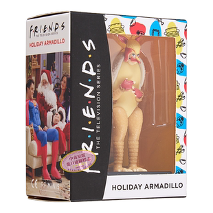 老友记 假日犰狳 桌面玩偶摆件 英文原版 Friends Holiday Armadillo Michelle Morgan 老友记周边 圣诞节日礼物礼品