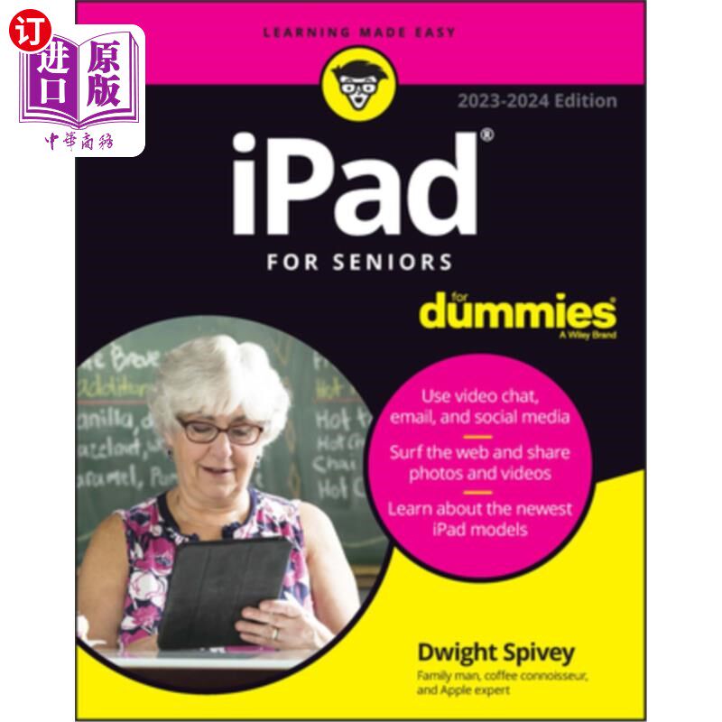 海外直订iPad for Seniors for Dummies 专为老年人设计的iPad
