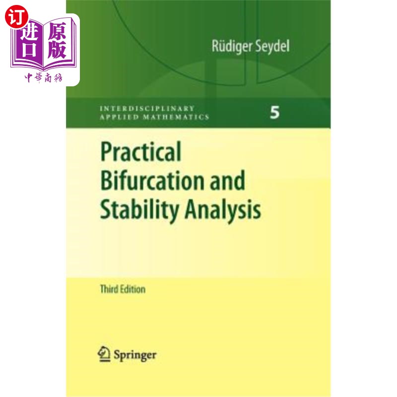 海外直订Practical Bifurcation and Stability Analysis 实际分岔与稳定性分析