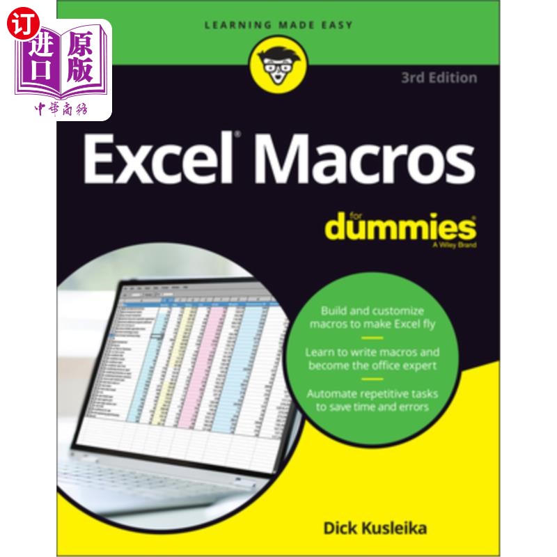 海外直订Excel Macros for Dummies Excel宏傻瓜