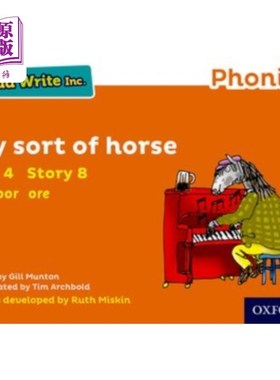 海外直订Read Write Inc. Phonics: Orange Set 4 Storybook ... Read Write公司拼读:橙色四套故事书八我的马