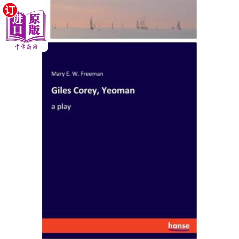海外直订Giles Corey, Yeoman 吉尔斯·科里，约曼