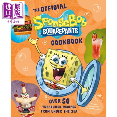 预售 海绵宝宝食谱来自海底的50多道珍藏食谱The SpongeBob SquarePants Cookbook 英文原版 Official Paramount Licensed【中商原