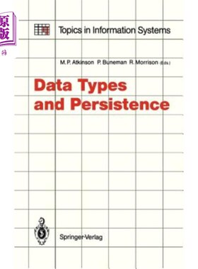 海外直订Data Types and Persistence 数据类型和持久性