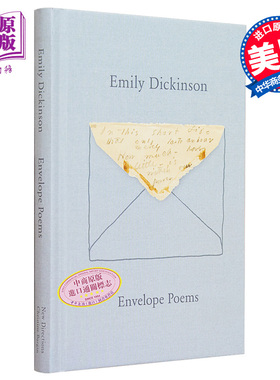 预售 艾米莉 狄金森 信封上的诗 Envelope Poems 英文原版 Emily Dickinson 美国传奇诗人【中商原版】